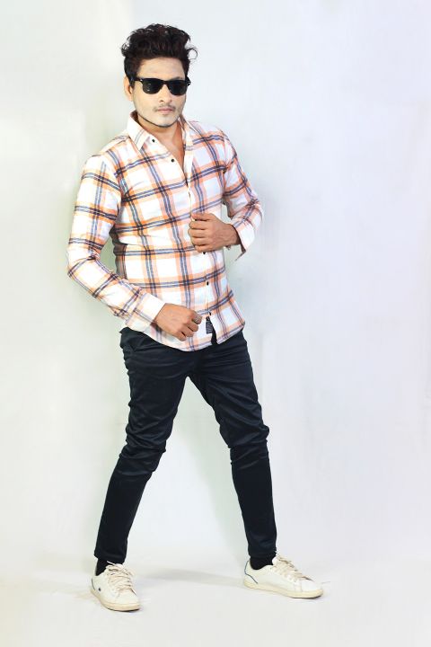 Auditors%C2%AE%EF%B8%8F%20Mens%20Casual%20Wool%20Flannel%20Check%20Shirt%20Pink%20Colour%20100%25%20Pure%20Wool%20Flannel%20Fabric%20For%20Winter%20-%20Code%20AMS-223%20-%20Image%206