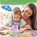 Talking Toy Flash Card for Kids 112 Card Early Language, 224 Words Education Learning Device Educational Toddlers Toys Reading Machine Gift for Kids Ages 2-6. 