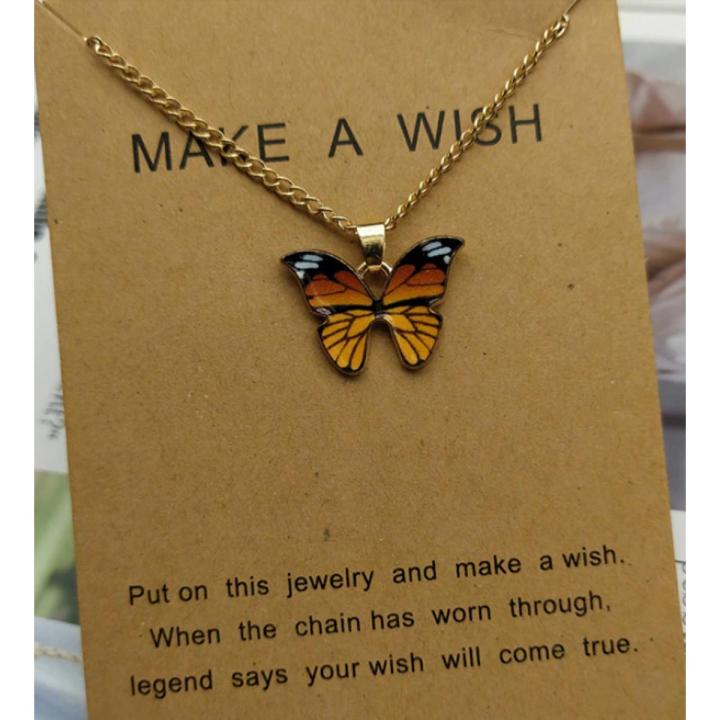 Butterfly%20Necklace%20for%20Girls%20Stylish%20Korean%20Fashion%20Purple,%20Blue,%20Yellow%20Antique%20white%20Butterfly%20Pendant%20Necklace%20for%20women%20Make%20a%20Wish%20Necklace%20Gift%20for%20her%20-%20Image%202
