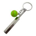 Cricket Bat & Ball Keychain - Metal Keychain - Bike Keychain - Car Keychain by Nationwide Traders. 