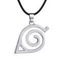 Unique Unisex Metal Anime Naruto Logo Pendant Necklace Cosplay Hokage Accessory. 