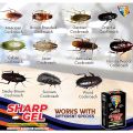 SHARP GEL-20gm-Roach killer gel, Kill insects anywhere in your home - Insect Killer- cockroaches and pest killer- Offices, Small Roach Bait, Roach Killing Bait, pest control kills 99% cockroaches. 
