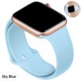 Original Compatible with Apple Watch Band Apple Watch Strap 38mm/40mm/41mm 42mm/44mm/45mm Size S/M M/L For Iwatch Series SE/6/5/4/3/2/1. 