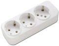 ELBi 3 Schuko Earthed Sockets Box. Made in TURKEY. Electric board. 3 gang. Shuko. Extension board cordless. Accessory.. 