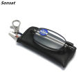 Fashion MINI Design Telescopic Reading Glasses Men Women Folding Small Glasses Frame Black Metal With Original Box Portable. 