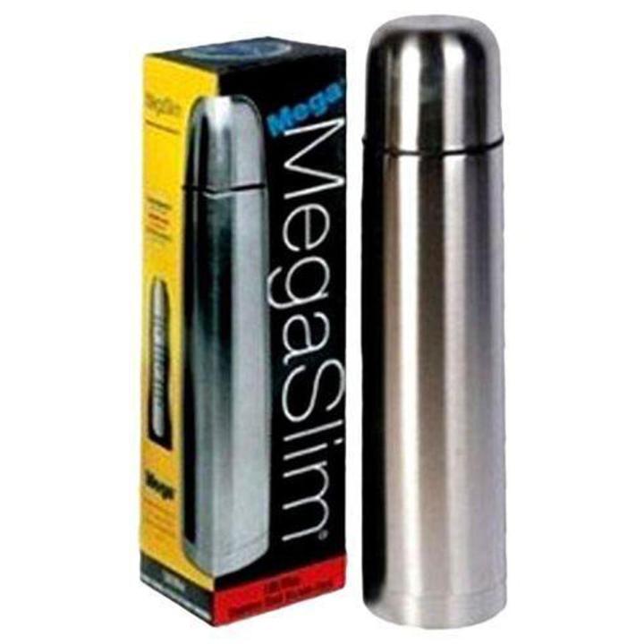 Mega Slim Stainless Steel Vacuum Flask-Silver