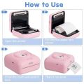Peripage Mini Printer A6 Portable Thermal Printer Pocket Wireless Label Sticky Note Sticker Smart Phone Photo Printer Compatible with Bluetooth USB Connect. 