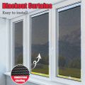 Sunshade Roller Blackout Suction Cup Blinds Curtains for Kitchen A. 