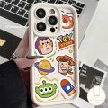 Strawberry Bear Lotso Soft Case for Redmi Redmi 12 9T A1 10C A2 10A 12C 9C NFC 9A 9 Note 11 8 12 9 10 Pro Max 10s POCO M3 X5 C55 MI 11 12 Lite Buzz Lightyear Toy Story Alien Cover. 