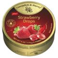 Cavendish & Harvey Strawberry Filled Drops Tin 175 grams (Imported). 