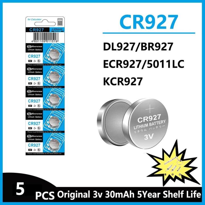 2-50PCS CR927 CR 927 3V Lithium Battery DL927 BR927 LM927 ECR927 For ...