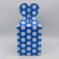 LIGHT BLUE POLKA DOT GOODY BOX - LIGHT BLUE POLKA DOT THEME GOODY BOX - PACK OF 10 GOODY BOX. 