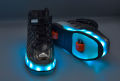 Luminous LED Light up Double Wheel Grey Roller Shoes, USB Rechargeable, Rolle Skating, Light shoes for KIDS Children - Speedy Delivery in 3/4 days only. 
