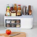 Multi-functional Spice Storage Rack-for Spice Jars,Cutlery Knife Holder. 