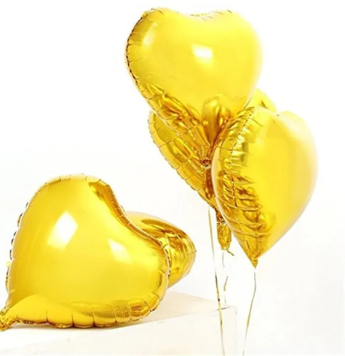 5%20Pieces%20Large%20Golden%20Heart%20Foil%20Balloons%2018%20Inches%20Size%20-%20Image%202