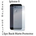 2Pcs Iphone 5 Back Matte Protector For Apple Iphone 5s. 