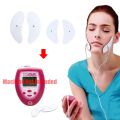 Tens EMS Muscle Stimulator Electrode Pads Fabric Replacement Pads Facial Lifting Jawline Face Massager Tens Acupuncture Digital. 
