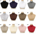 CecyliaXion Womens Modal Turtleneck Collar Islamic Hijab Extensions Solid Color Mock Neck Half Top Blouse Detachable Hijab Neck Warmer. 