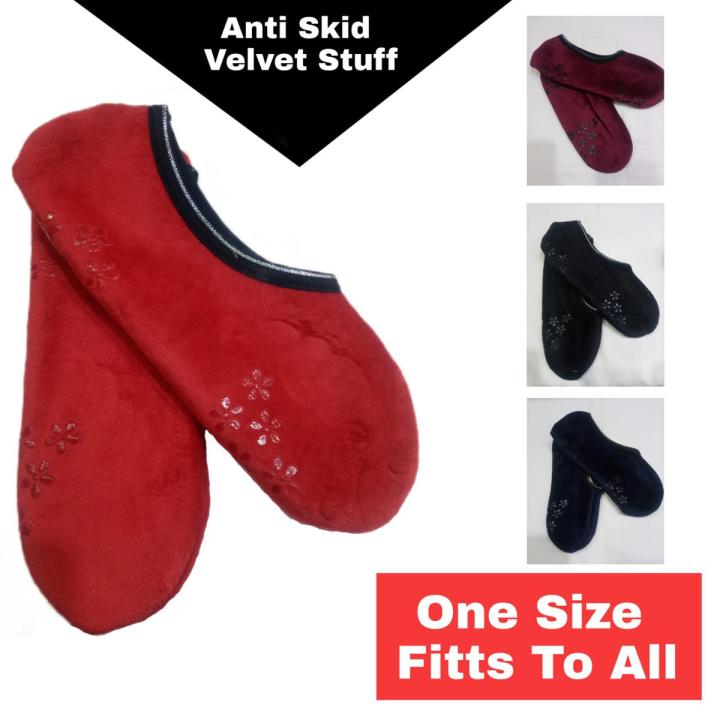 Velvet Mozay For Women indoor Sockd Socks For Girls socks for