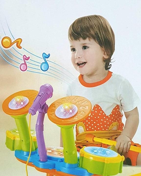 Drum%20Set%20With%20Mic/Drumstick%20For%20Kids%20-%20Image%207