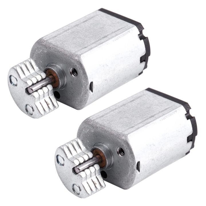 2X DC1.5V-9V 0.08A 3200RPM Output Speed Micro-Vibrating Motor, 18X15X12mm Silver