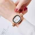 Elegant Rectangle Watches Women Fashion Luxury Shell noodles Quartz Wristwatches Casual Female Leather Watch Montre Femme. 