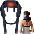Imported Cordless Deep Tissue 4D Expert Kneading Massage, Neck and Shoulder Massage Pillow for Neck, Traps, Back and Leg Pain Relief. 