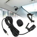 MINI Car Audio Microphone 3.5mm Jack Plug Mic Mono Wired External PC Microphone. 