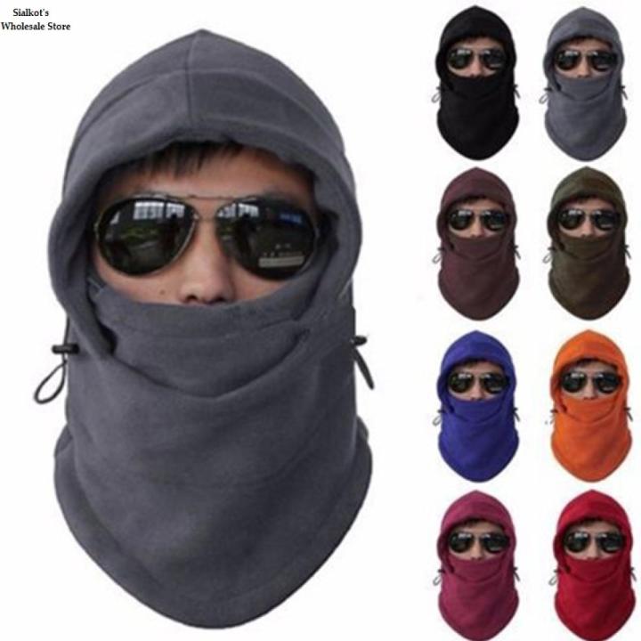 Thermal Fleece Balaclava Face Mask Head Warmer for Motorcycle Riding, Skiing, Snowboarding,Cycling, Hat Hood Ski Bike Wind Stopper Mask Monkey Cap Adjustable Windproof Face Masks for Cold Weather Men/Women