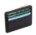 Mini slim card holder leather wallet for men. 