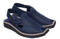 Kaptaan Navy Blue Peshawari Chappal –Captain shoes Ultimate Handmade Leather Sandals for Men | Traditional Comfort Meets Modern Style | Perfect for Formal, Casual, and Ethnic Wear Shoes (elite peshawri chappal) Khankhel brand. 