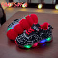 OIMG  Led Luminous Kids Shoes Light Children Sneakers Mesh Sport Shoes For Boys Girls 1-10 Years Old. 