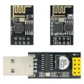 1PCS USB to ESP8266 module ESP-01 ESP-01S USB adapter board wireless communication microcontroller development. 