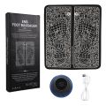 EMS Foot Massager Electric Mat Portable Folding Feet Massage Pad Muscle Stimulation Improve Blood Circulation Body Slimming Relieve PainFeet Therapy Machine for Home and Office Best Quality EMS Foot Massager. 