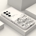Ink Diagram Phone Case For Samsung Galaxy S24 S23 S22 S21 S20 S10 S10E S9 Ultra Plus FE Note 20 Ultra 10 9 Plus Cover. 
