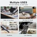 3 in 1 Portable Vacuum Cleaner Duster Blower Air Pump Wireless Handheld Clean Microscopic dust Like Car, Home, Computer, Laptop, Flower, Mirror Vehicle Interior Cleaner High-Power Handheld Wireless USB Rechargeable Vacuum Cleaner. 