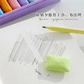 1 Box Of 8pcs Rainbow-colored Erasers, Cute And High-value Erasers For Students, Less Crumbs And No Marks. 