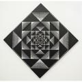String Art design for Interior bad room. 