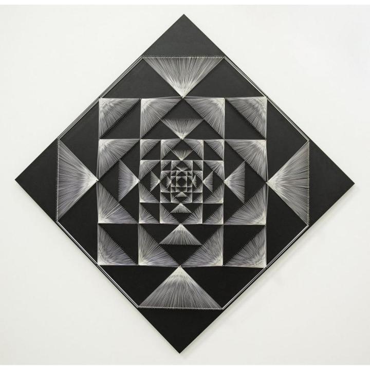 String Art design for Interior bad room