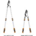 Extendable Anvil Loppers Tree Trimmer with Compound Action,Chops Thick Branch Ease,27-41''Telescopic Heavy Duty Branch Cutter,2 inch Clean Cut Capacity. 