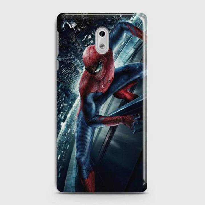 Nokia 6 Cover - SkinLee HQ Hard Case - Amazing Spider Man Attack - SKINLEE-392-1-198-129