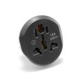 High Quality EU Plug Adapter Universal 16A 250V AU US UK CN To EU Wall Socket US to EU Converter Socket AC Travel Adapter. 