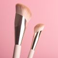 1 【HOT】 OVW Makeup Brushes Liquid Foundation Concealer Blending Blush Brush 2PCS Oblique Head Face Contour Professional Makeup Tool. 