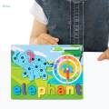 Alphabet Animal Toys Wooden Animal Puzzle for Children Kids. 