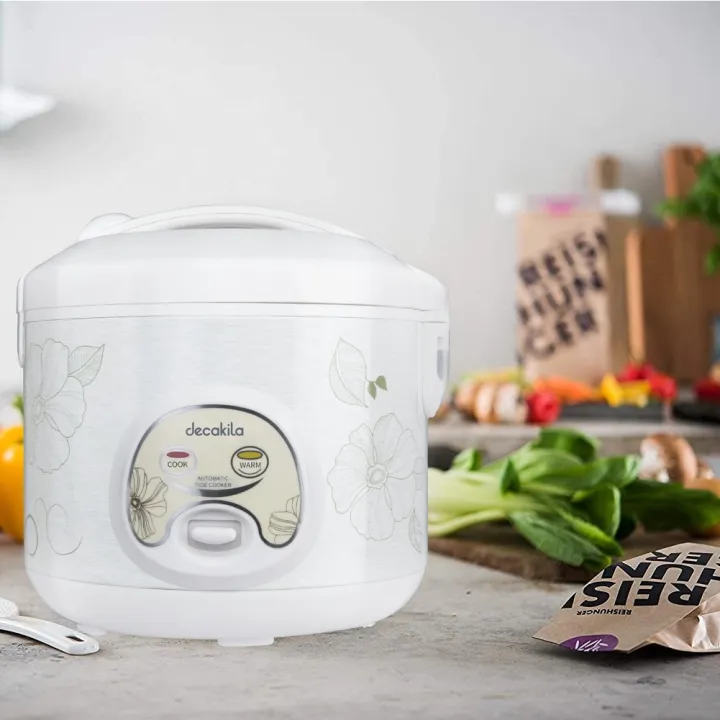DECAKILA%207-Cup%20Rice%20Cooker%20with%20Steamer%20Slow%20Cooker%20KEER002W%20-%201.5L%20-%20500Watts%20-%20White%20-%20Image%204