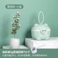 Baby Milk Powder Box Portable Travel Milk Powder Box Mini Cute Milk Powder Box Milk Powder Compartment with Lid and Spoon. 