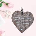 Wall Hanging Plaque Funny Friendship Gifts Accent Heart Pendant Wooden Signs Wall Art Decor for Best Friend Dorm Home Indoor Outdoor Bedroom. 