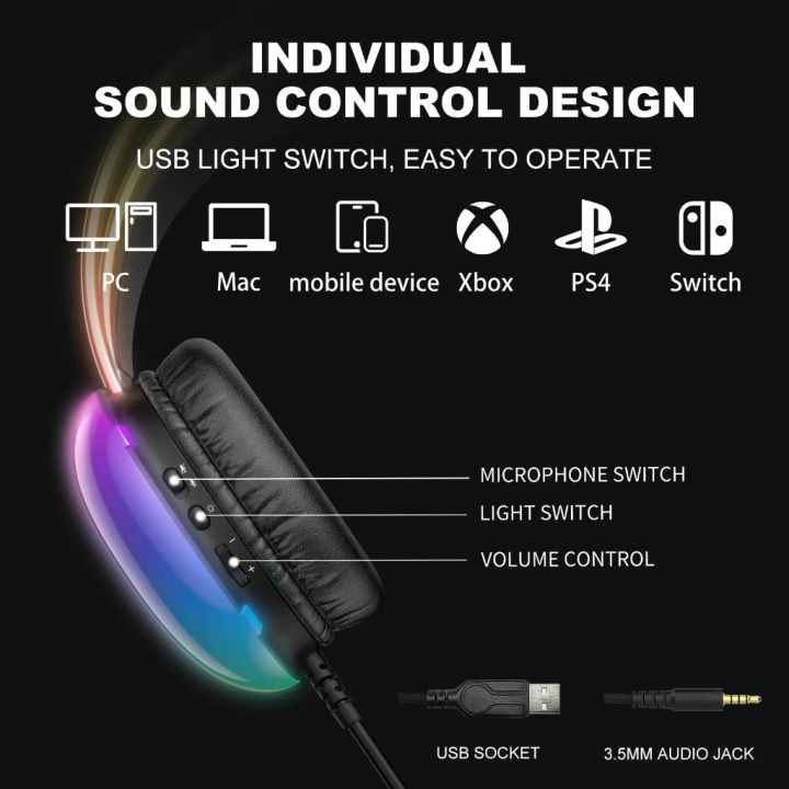 Onikuma%20X25%20Wired%20Gaming%20Headset%20With%20Mic%20Noise%20Cancelling%20Gaming%20Headphones%20RGB%20Light%20For%20Laptop%20PC%20-%20Image%2010