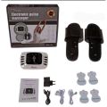 Blueidea Electronic Pulse Massager Therapy Stroke Slimming Machine For Pain Relief & Fitness Acupuncture Therapy Machine English Version For Pain Relief & Fitness Electronic Pulse Massager - Digital Physiotherapy Machine - Stroke acupuncture slippers. 