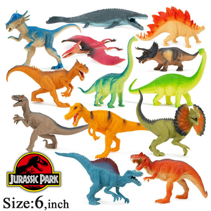Pcs Set Large Size inch Big Wild Rubber Dinosaur